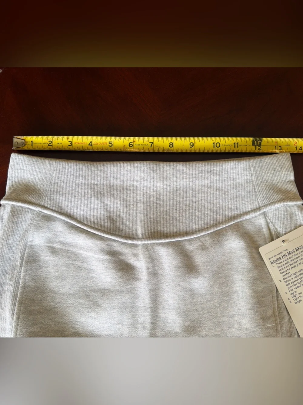 Lululemon NEW Scuba High Rise Mini Skirt Size Small